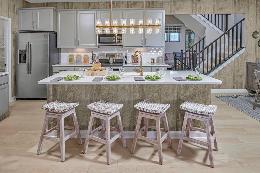 Furnished interior in a model home at Lochmoor at Savannah Lakes in Hiram (Image 37).