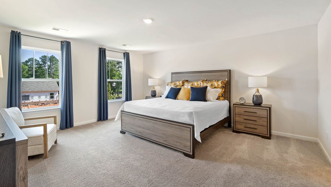 Furnished interior in a model home at Treemont Commons in Wellford (Image 19).