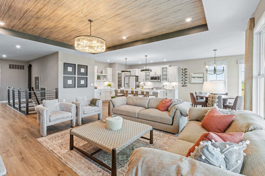 Furnished interior in a model home at Lochmoor at Savannah Lakes in Hiram (Image 31).
