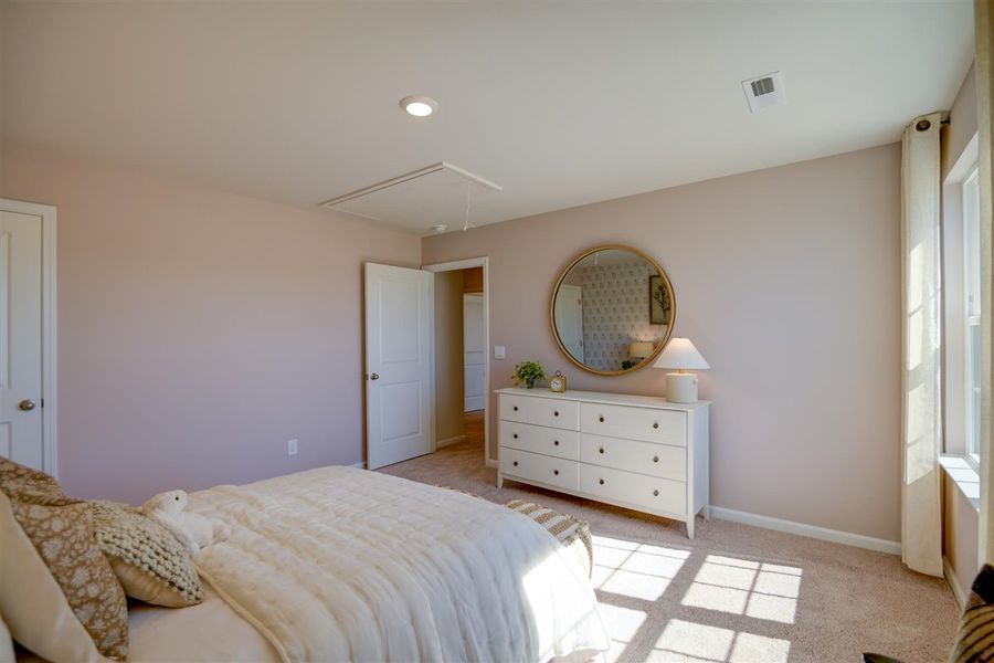Furnished interior in a model home at Carter Ridge in Greenville (Image 35).