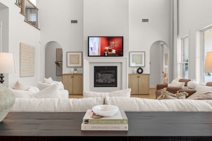 Furnished interior in a model home at Park Hills in Rockwall (Image 27). Furnished interior in a model home at Park Hills in Rockwall (Image 27).