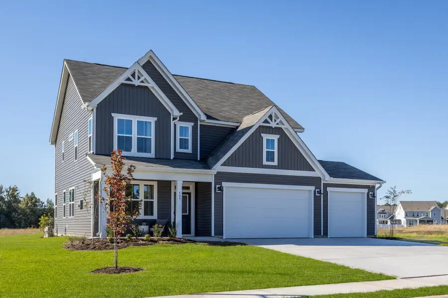Front exterior of a home in the Coventry Woods community, located in Fayetteville, NC (Image 2).