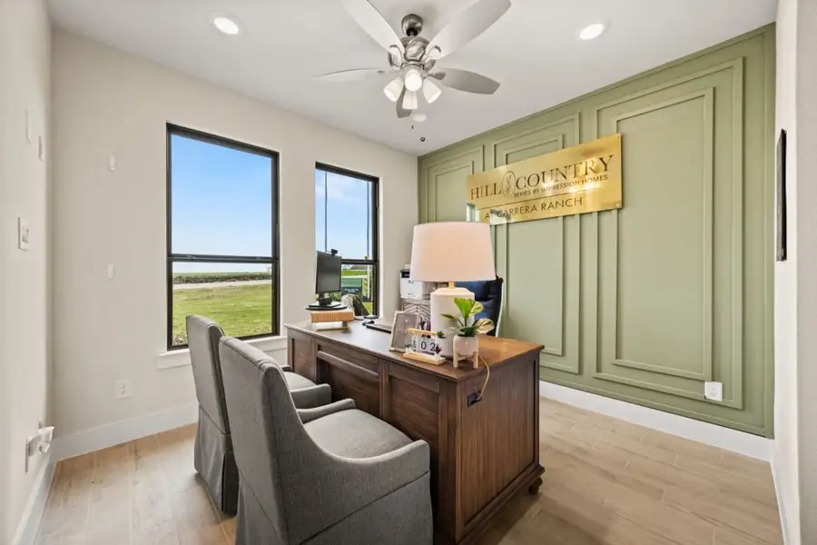 Furnished interior in a model home at Carrera Ranch in Waxahachie (Image 9). Furnished interior in a model home at Carrera Ranch in Waxahachie (Image 9).
