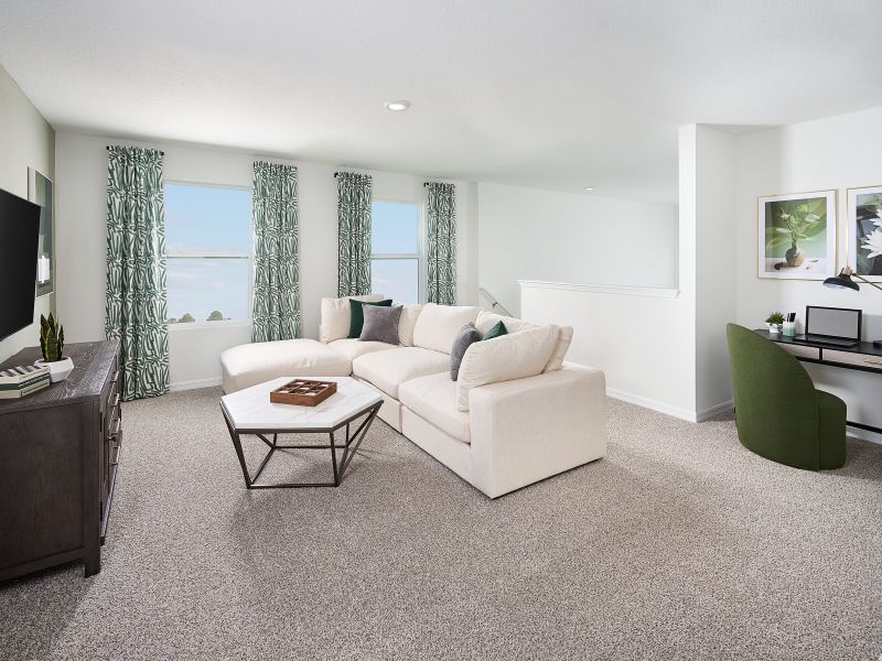 Furnished interior in a model home at Two Rivers - Premier Series in Zephyrhills (Image 10). Furnished interior in a model home at Two Rivers - Premier Series in Zephyrhills (Image 10).