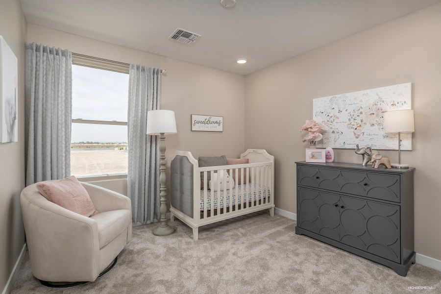 Bedroom 3 Rendering - Antelope at Sunset Farms in Tolleson, Arizona | Landsea Homes