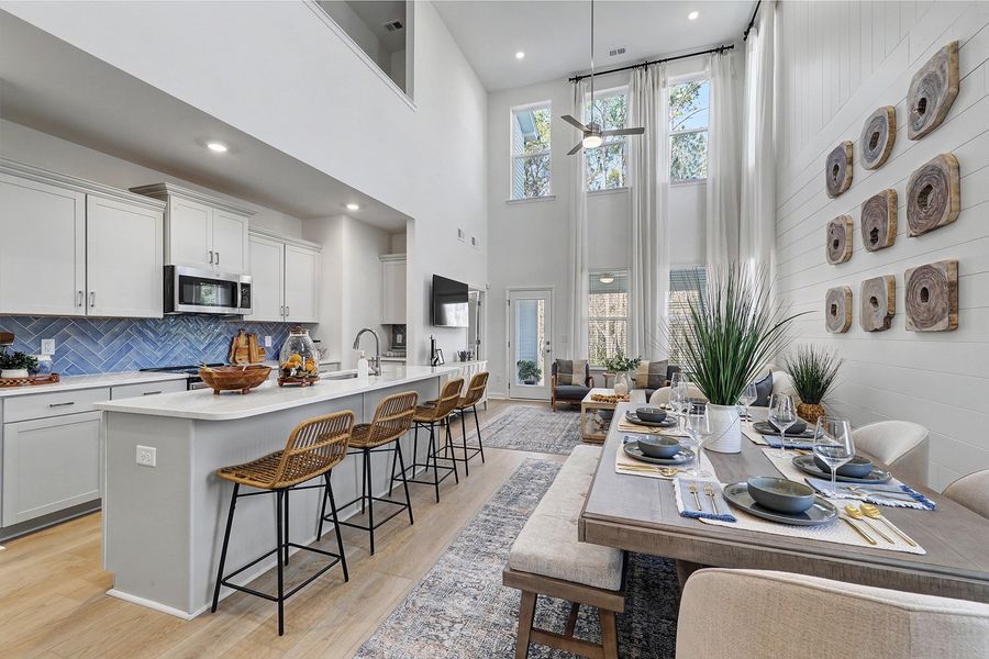 Hydrangea | Kitchen and Great Room