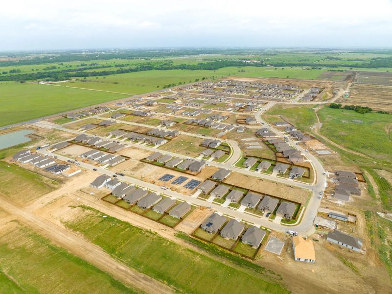 Image 2 of the Mobberly Farms master-planned community in Pilot Point, TX.