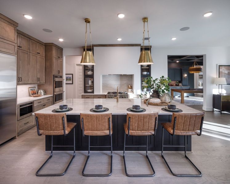 Furnished interior in a model home at Kings Crossing in Parker (Image 7).