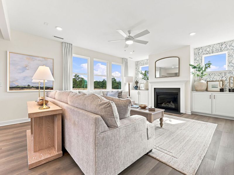 Furnished interior in a model home at Montrose in Aberdeen (Image 41).