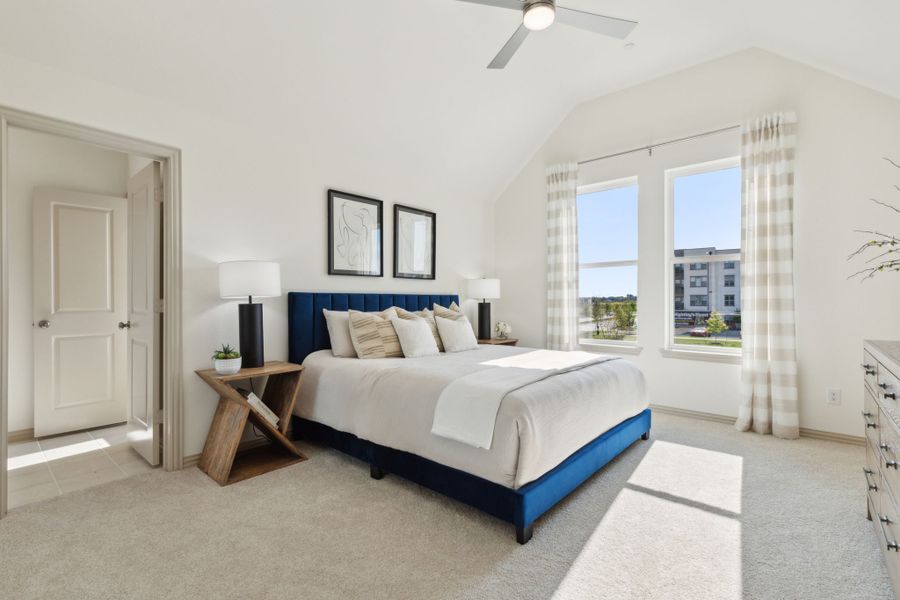 Furnished interior in a model home at Midtown GP in Grand Prairie (Image 21).