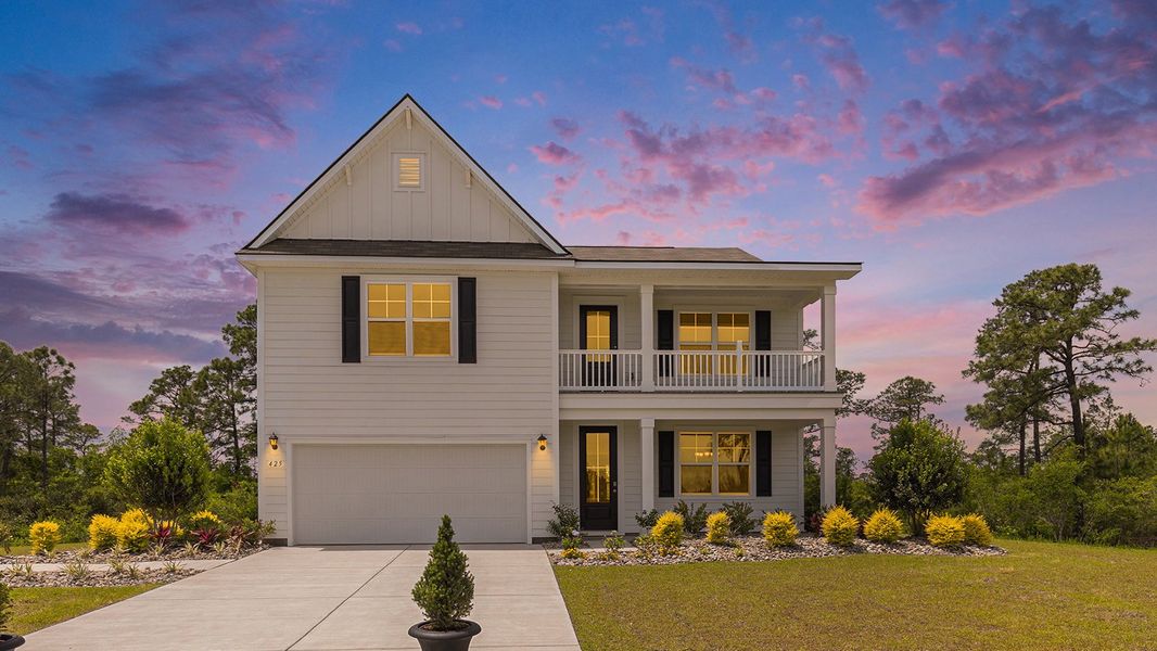 Front exterior of a home in the Auberon Woods community, located in Conway, SC (Image 13).