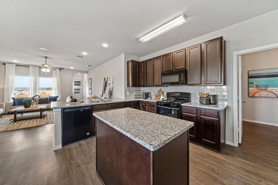 Abbott Place Model Home Kitchen