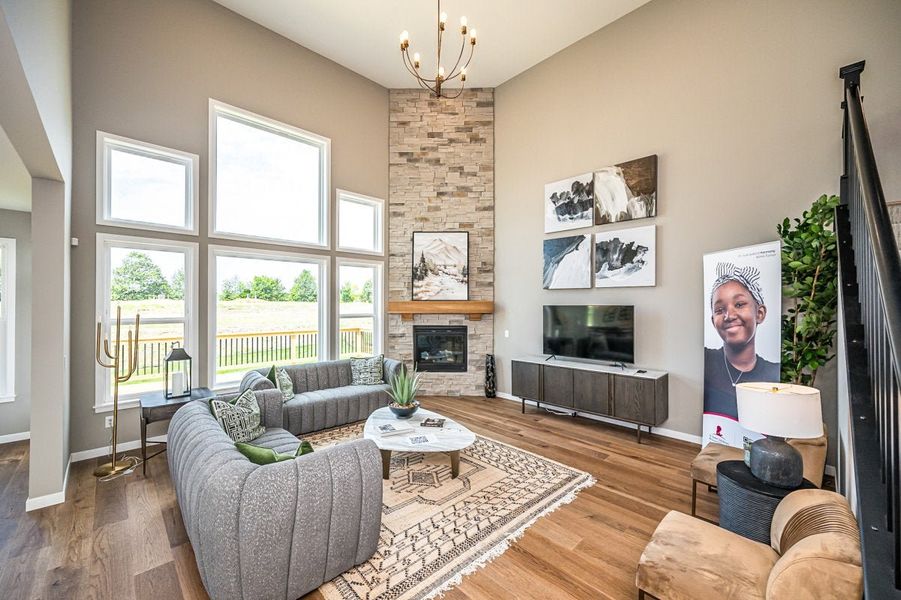 Furnished interior in a model home at Lochmoor at Savannah Lakes in Hiram (Image 25).