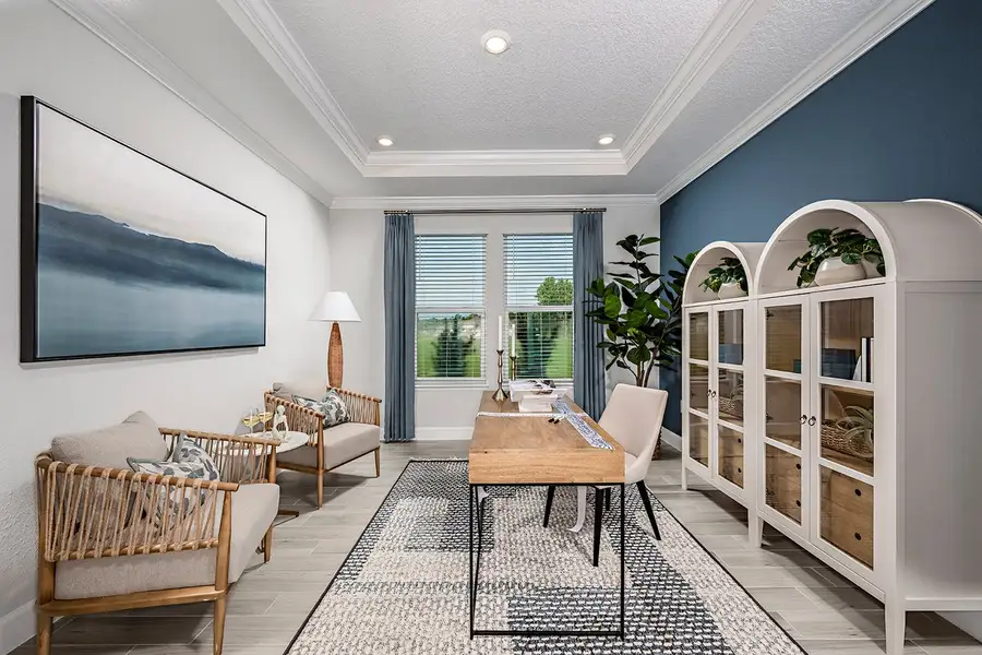 Furnished interior in a model home at Headwaters at Lofton Creek in Yulee (Image 5). Furnished interior in a model home at Headwaters at Lofton Creek in Yulee (Image 5).