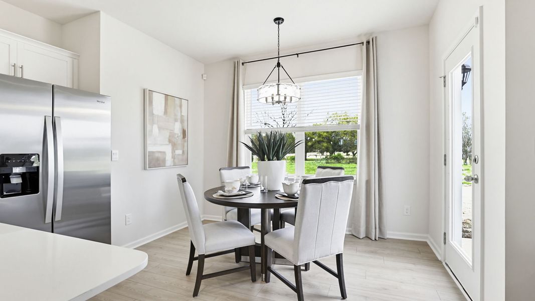 Furnished interior in a model home at Foxbank in Gray Court (Image 14).