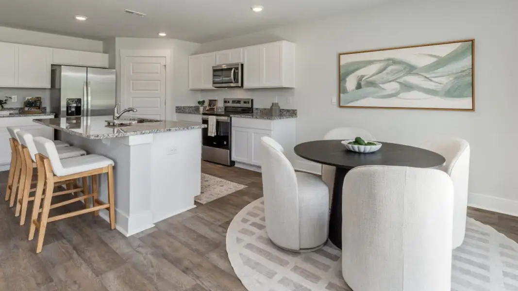 Furnished interior in a model home at Brookside in Richlands (Image 13).