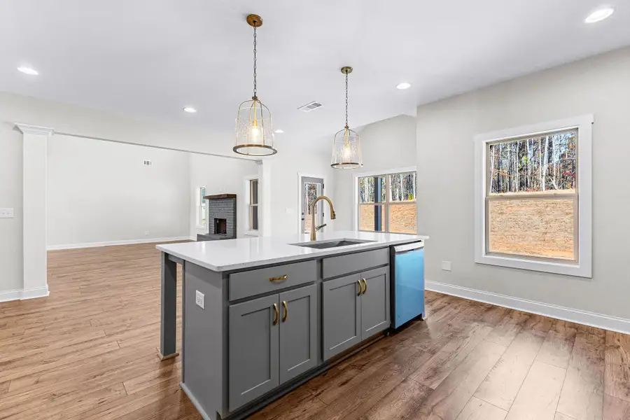 Furnished interior in a model home at Deer Creek in Moreland (Image 12).