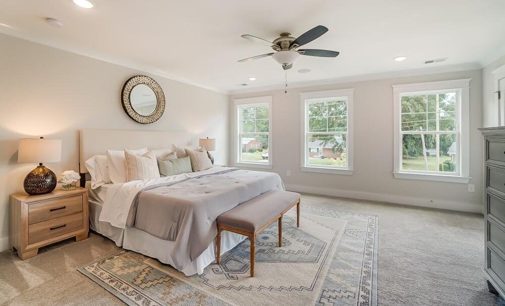Furnished interior in a model home at Colleton Park in Aiken (Image 17).
