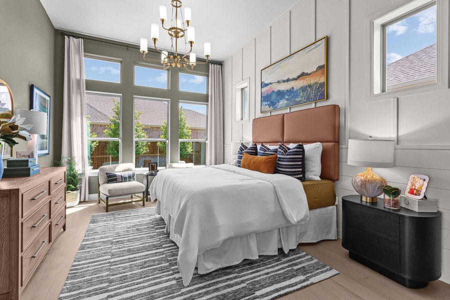 Furnished interior in a model home at Tavolo Park Cottages in Fort Worth (Image 3). Furnished interior in a model home at Tavolo Park Cottages in Fort Worth (Image 3).