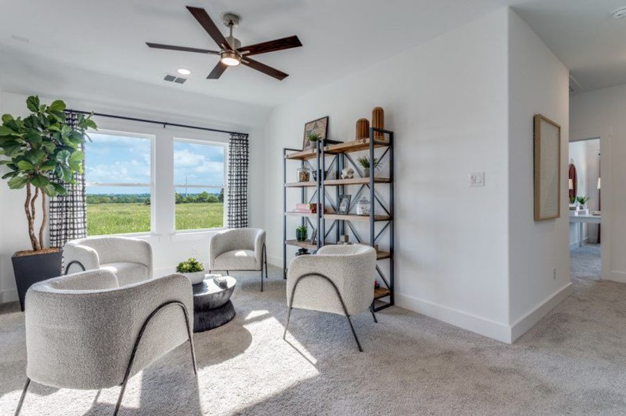 Furnished interior in a model home at Karis in Crowley (Image 38). Furnished interior in a model home at Karis in Crowley (Image 38).