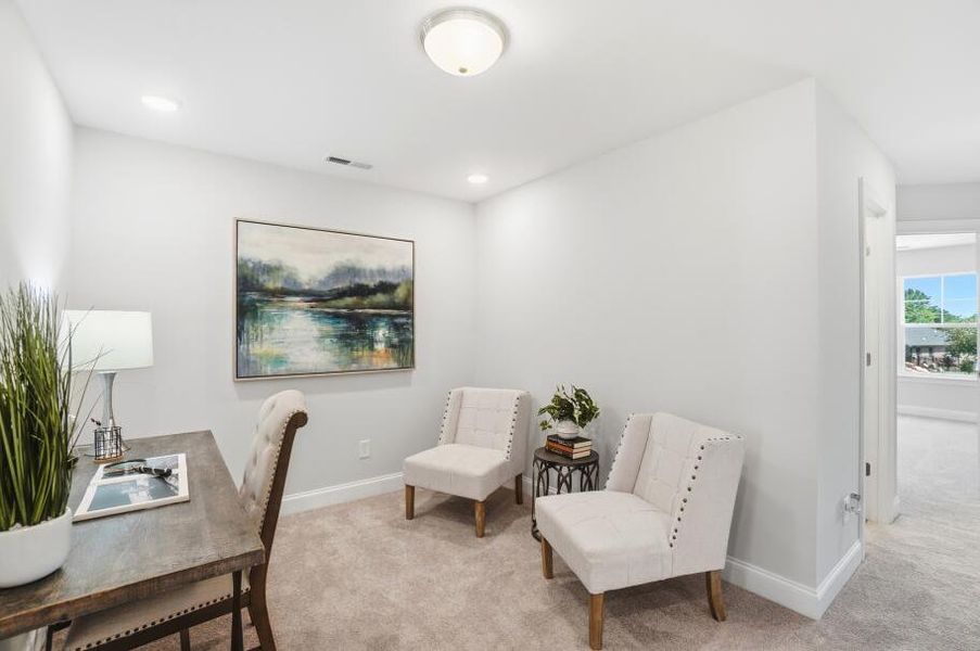 Furnished interior in a model home at Harrisburg Village Townhomes in Harrisburg (Image 15). Furnished interior in a model home at Harrisburg Village Townhomes in Harrisburg (Image 15).