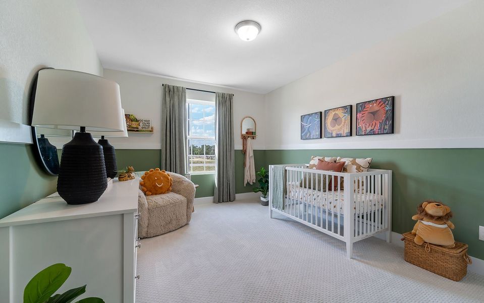 Furnished interior in a model home at Grande Estates in Bertram (Image 36).