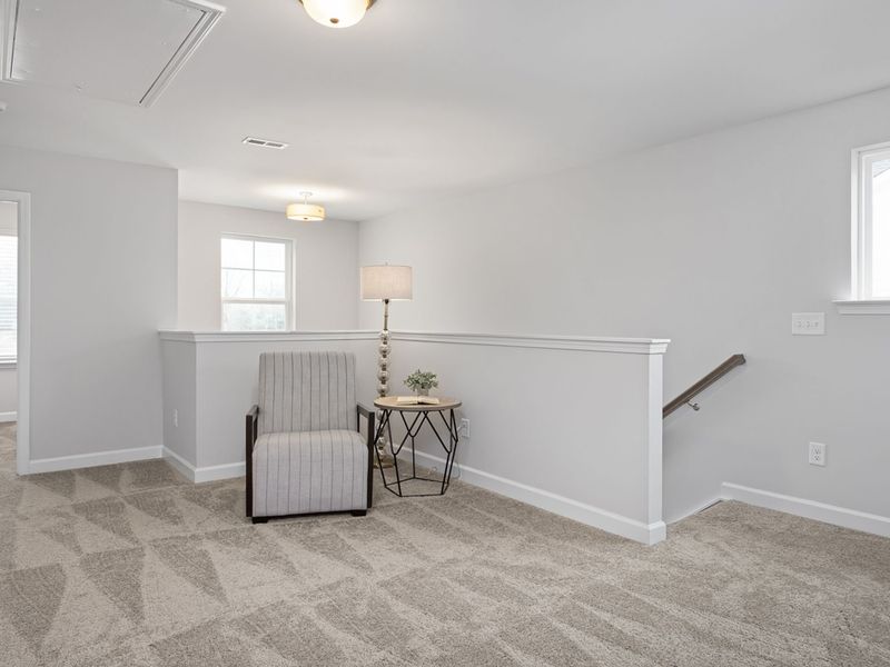 Furnished interior in a model home at Gregory Village in Lillington (Image 20).