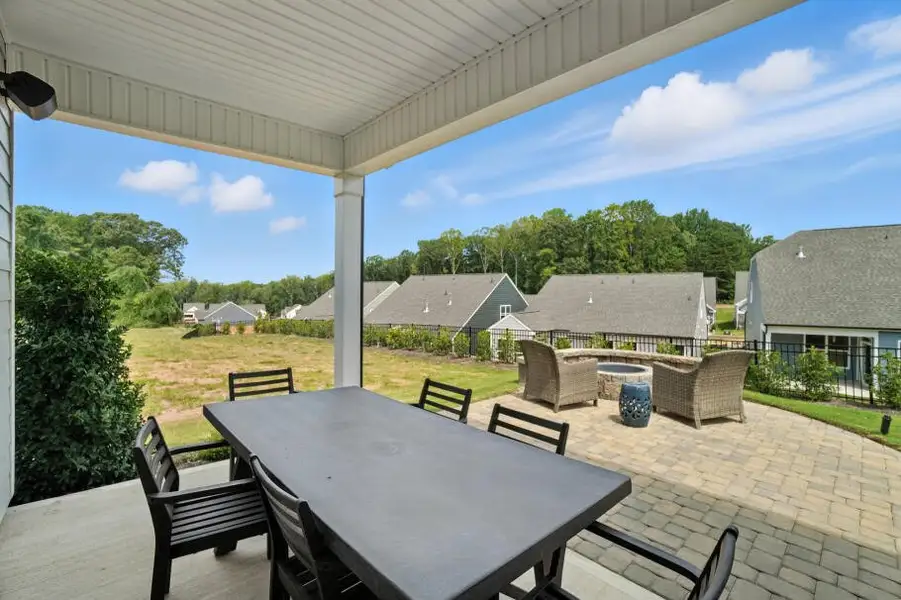 Furnished interior in a model home at Villas at Prestwick in Mooresville (Image 39).