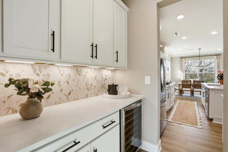 Furnished interior in a model home at Waterford Commons in Rock Hill (Image 32).