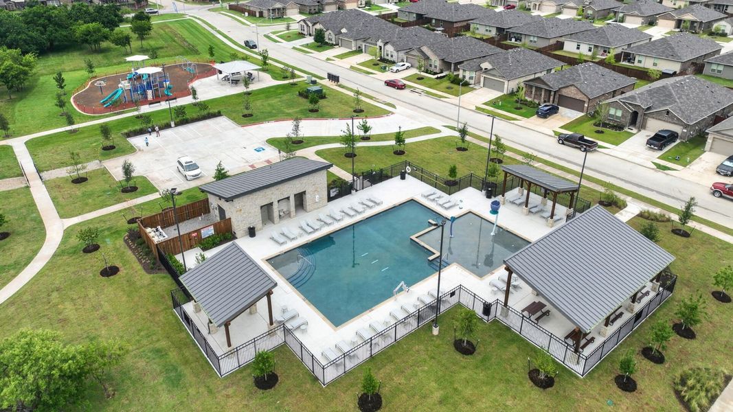 Aerial view of the Terra Trace community in Crowley, TX, showing layout and nearby surroundings (Image 13).