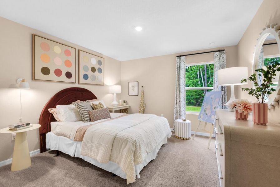 Furnished interior in a model home at Cochran Commons in Milton (Image 23).