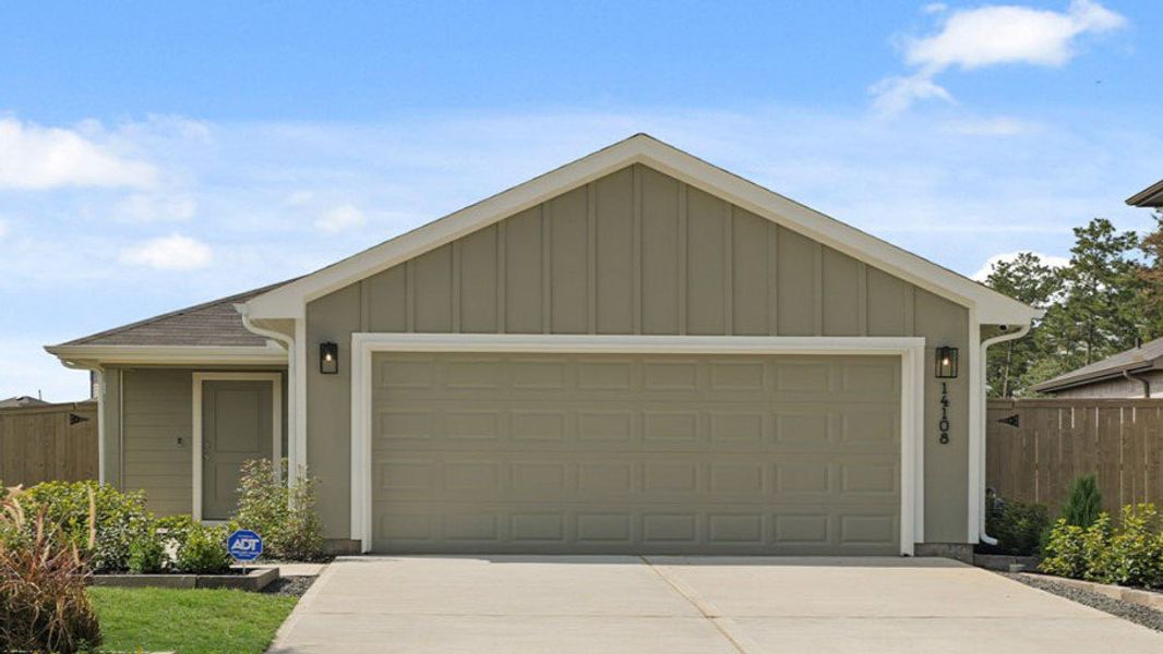 Front exterior of a home in the The Canopies community, located in Splendora, TX (Image 4). Front exterior of a home in the The Canopies community, located in Splendora, TX (Image 4).