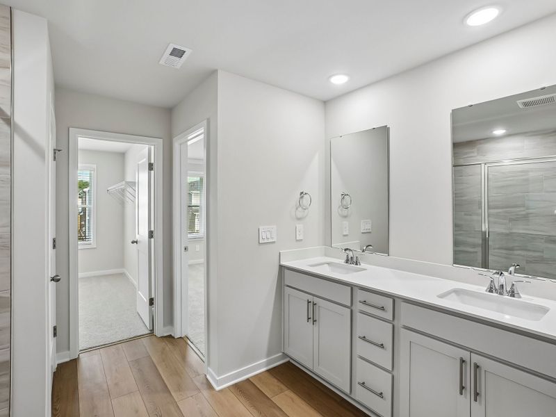 Furnished interior in a model home at Marshburn Landing - Bungalow Series in Wendell (Image 6). Furnished interior in a model home at Marshburn Landing - Bungalow Series in Wendell (Image 6).