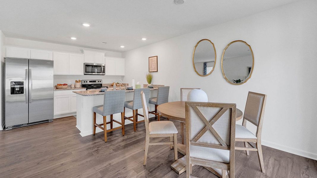 Furnished interior in a model home at Saylor's Place Townhomes in Jonesborough (Image 16).