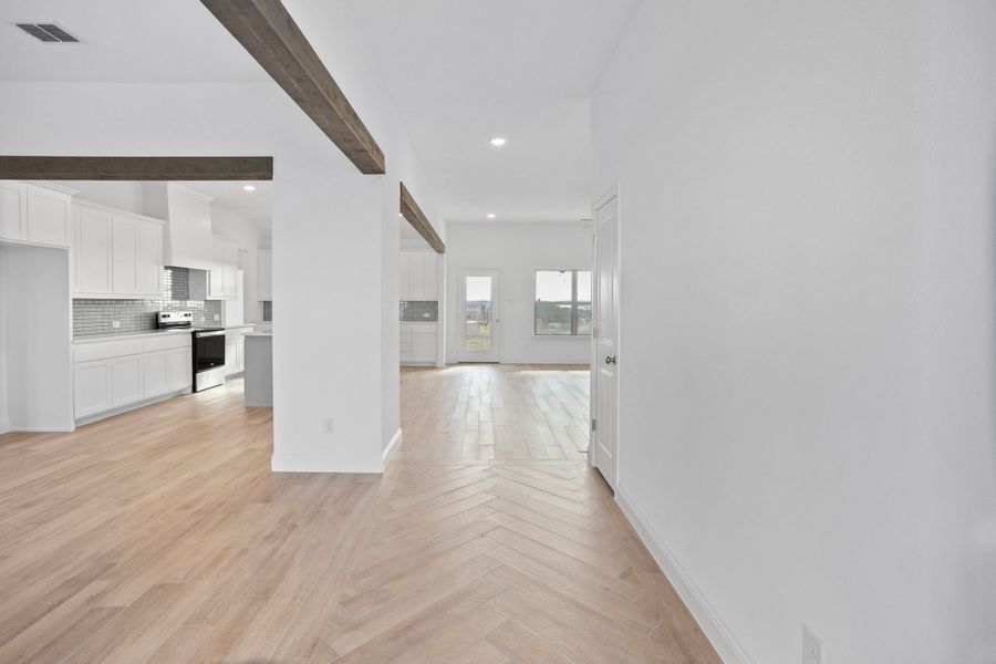 Furnished interior in a model home at The Reserve At Brock in Fort Worth (Image 10). Furnished interior in a model home at The Reserve At Brock in Fort Worth (Image 10).