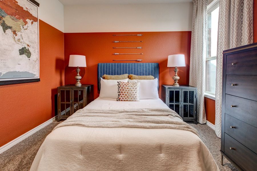 Furnished interior in a model home at Palmilla Springs in Fort Worth (Image 29).