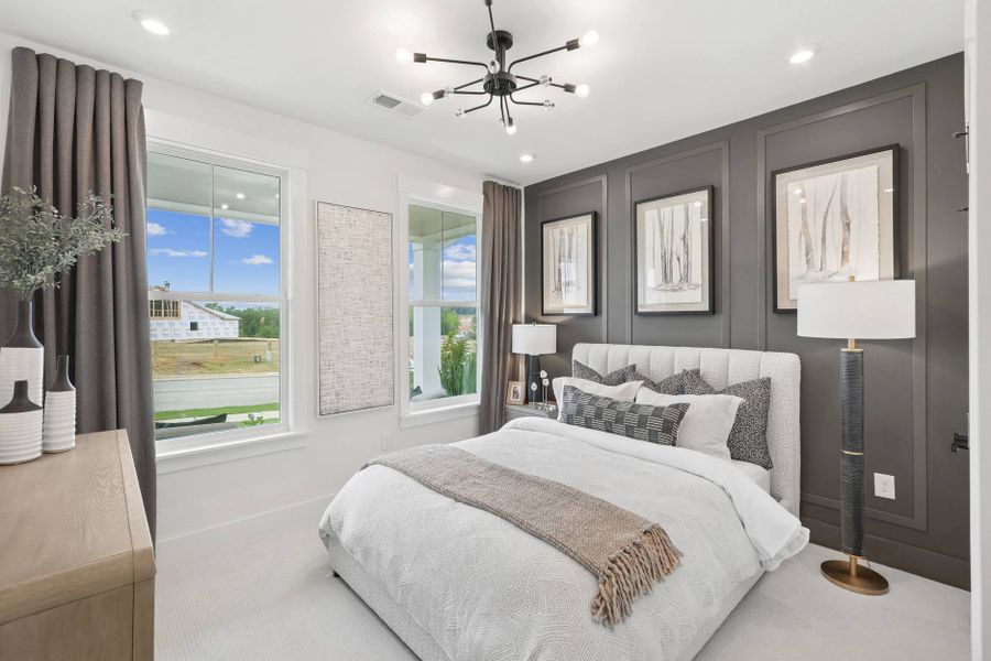 Furnished interior in a model home at The Pines Collection at Serenity in Fuquay Varina (Image 13).