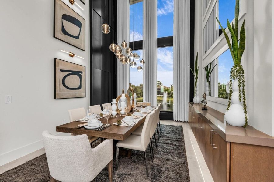 Furnished interior in a model home at Legends Bay in Bradenton (Image 169).