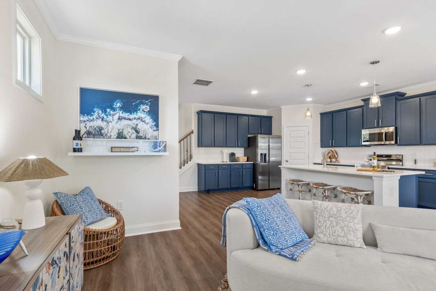 Furnished interior in a model home at Somerset at Riverbrook in Gainesville (Image 18). Furnished interior in a model home at Somerset at Riverbrook in Gainesville (Image 18).