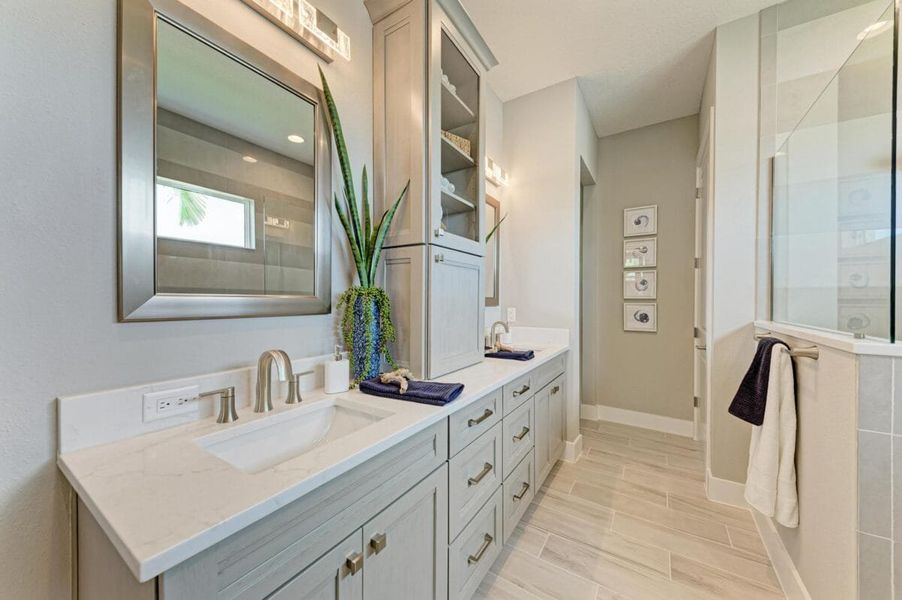 Furnished interior in a model home at Inspiration at Watercolor Place in Bradenton (Image 247).