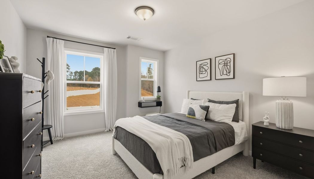 Furnished interior in a model home at Millstone at Mundy Mill in Gainesville (Image 29).