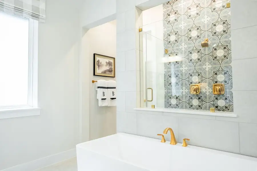 Furnished interior in a model home at Arcadian Estates in Pearland (Image 7).