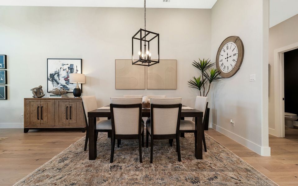 Furnished interior in a model home at Green Meadows in Celina (Image 20).
