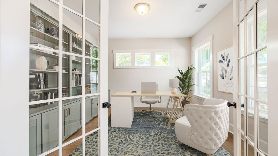 Furnished interior in a model home at Bayview Acres in Mount Pleasant (Image 8).