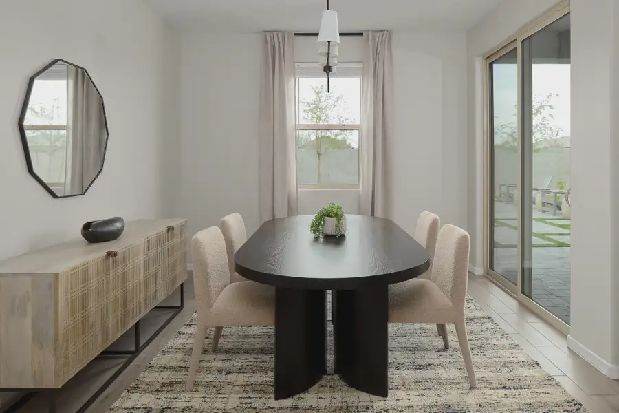Furnished interior in a model home at Sunset Farms in Tolleson (Image 8).