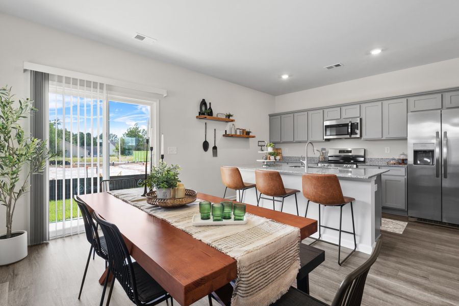 Furnished interior in a model home at Pendleton Glenn in Pendleton (Image 7).