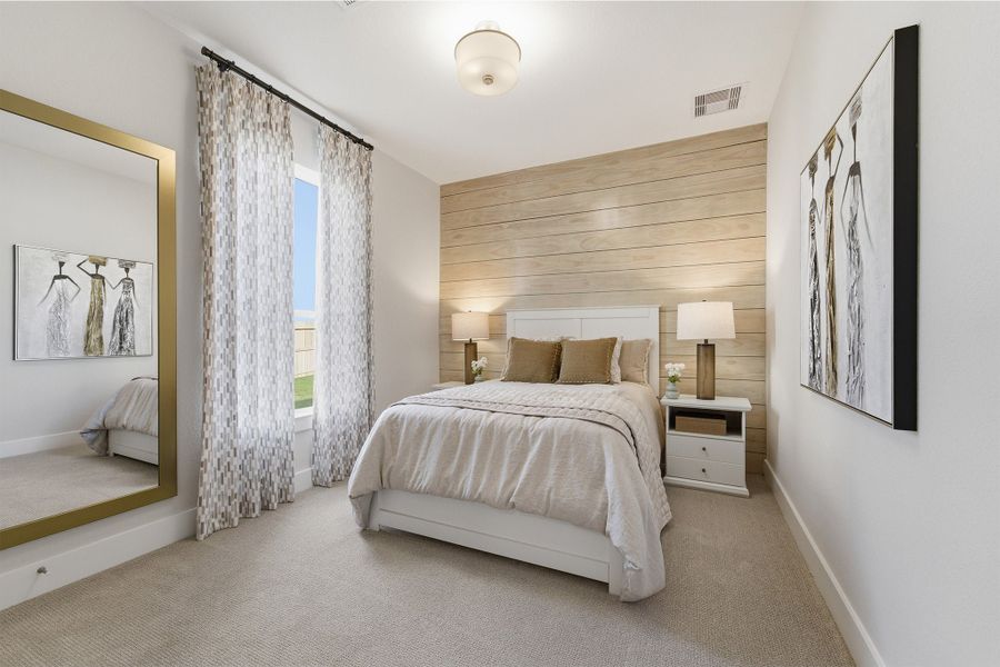 Furnished interior in a model home at Ashland in Angleton (Image 51).