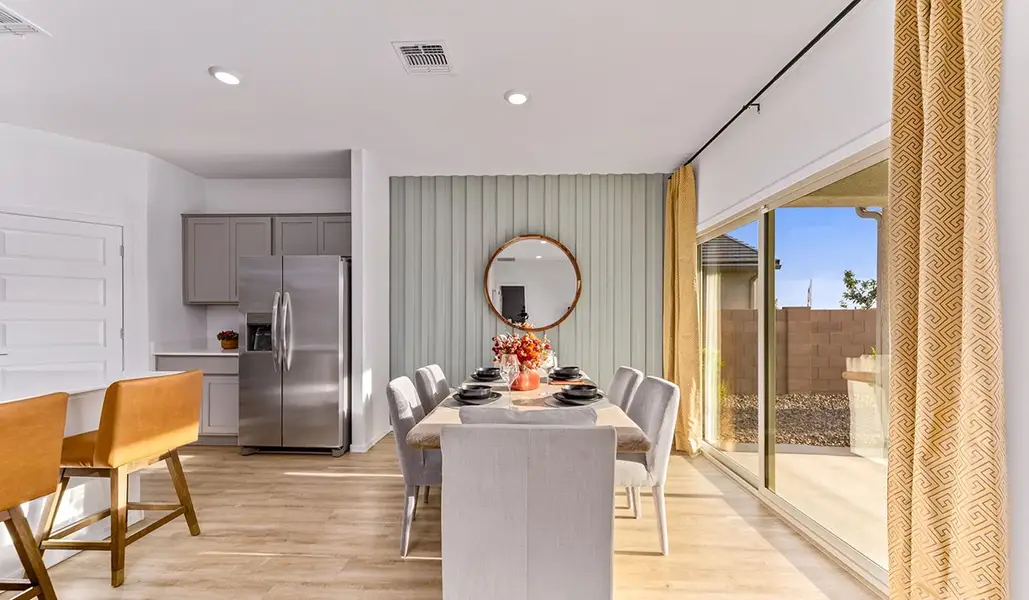 Furnished interior in a model home at Saguaro Bloom in Marana (Image 12). Furnished interior in a model home at Saguaro Bloom in Marana (Image 12).