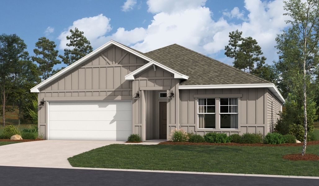 Front exterior of a home in the Veranda Signature community, located in San Antonio, TX (Image 14).