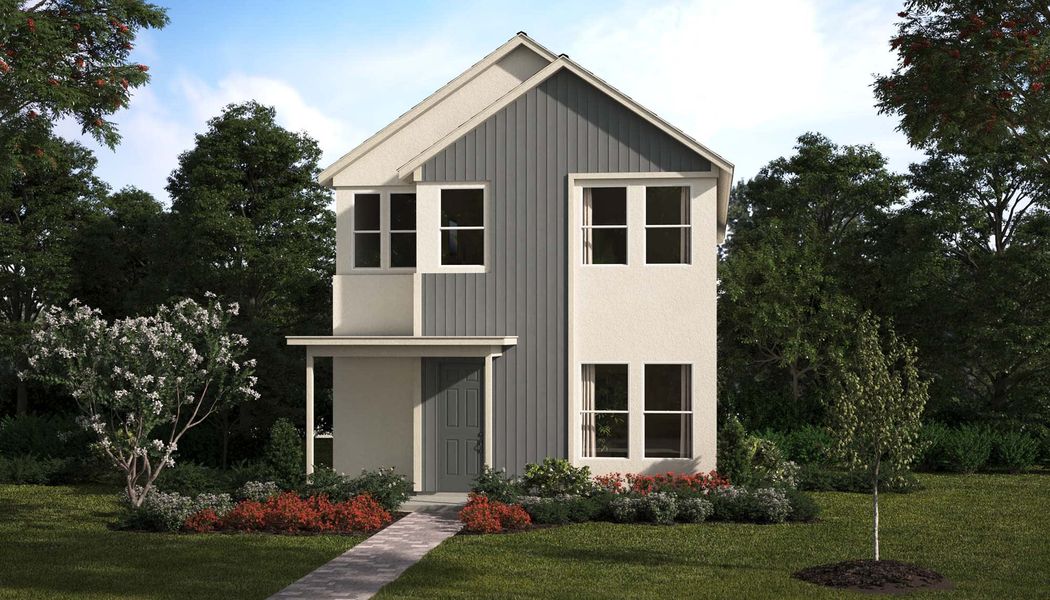 Transitional Elevation | Vista | Spring Walk at The Junction | DeBary, FL | Landsea Homes